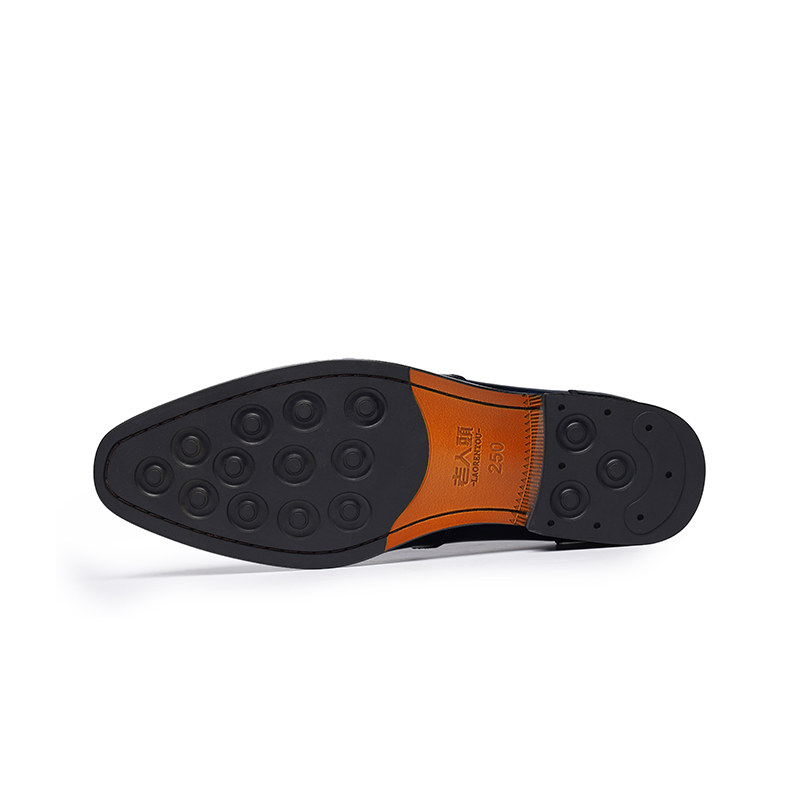 Туфли мужские LAORENTOU SZLMM9A801 черные, коричневые, синие, 41 EU