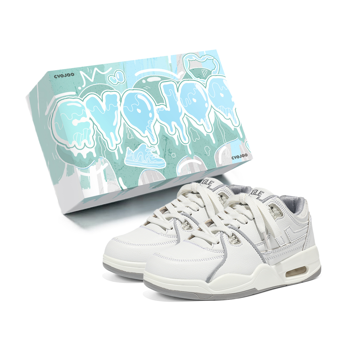 Кроссовки унисекс CVOJOO Puffy Shoes белые, 41 EU