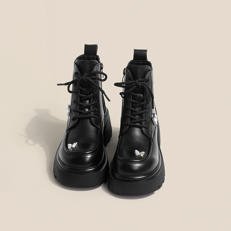 Ботинки женские Ouumeis Martin Boot khaki, 35 EU