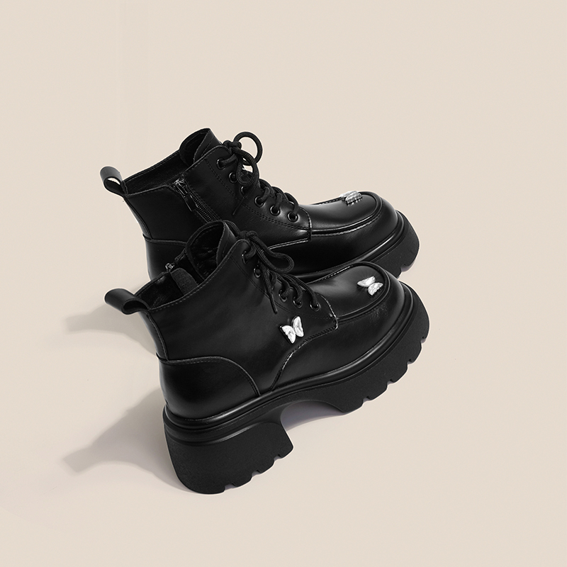 Ботинки женские Ouumeis Martin Boot khaki, 35 EU