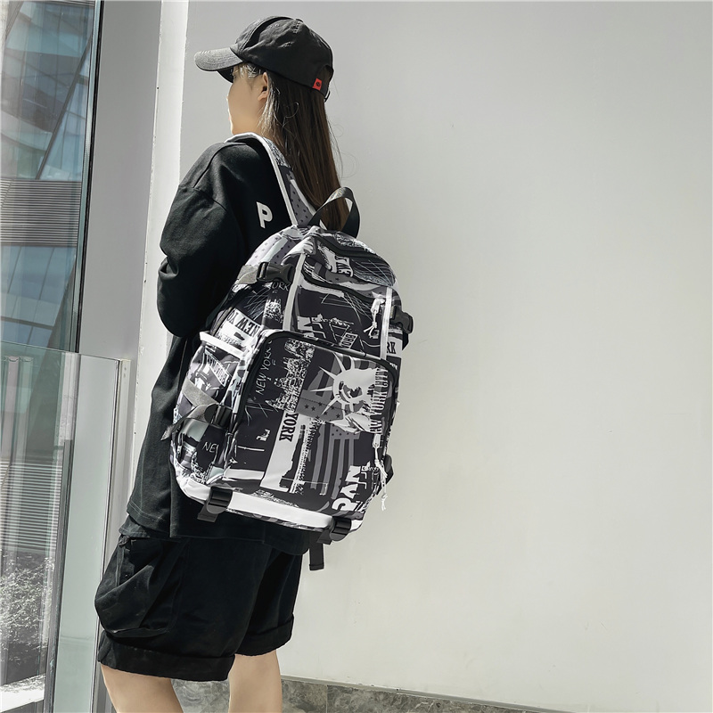 Рюкзак унисекс Deli Bear DLX-ON-720, camouflage black