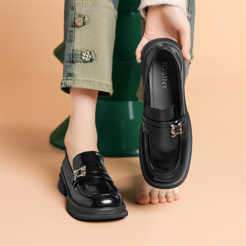 Лоферы женские JOSINY 402A22181 коричневые, 37 EU