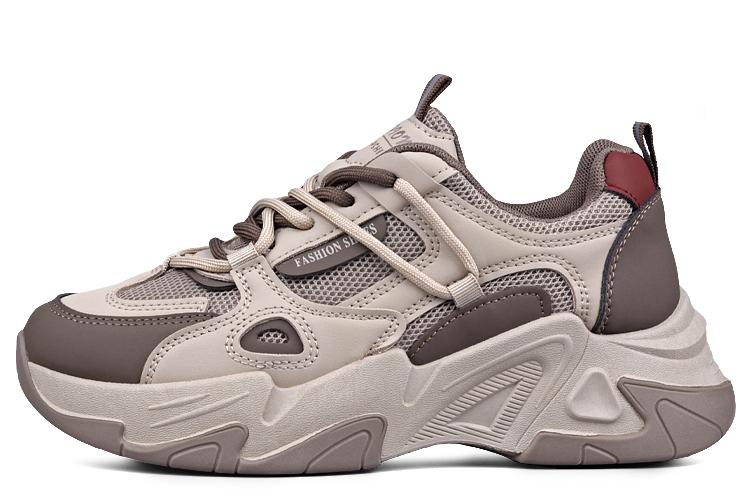 Кроссовки женские WENPU WP3329 коричневые