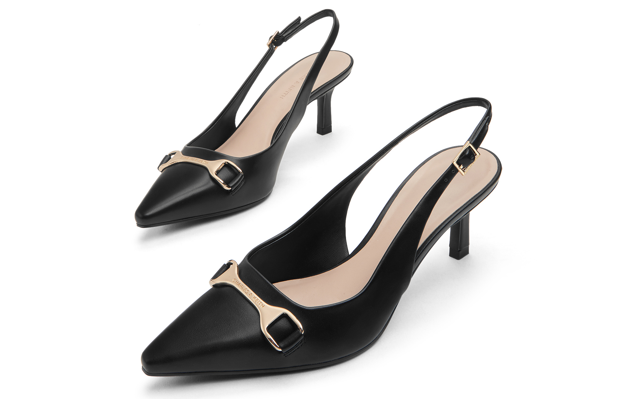 Сандалии женские CHARLES&KEITH CK1-61720178 черные, 36 EU