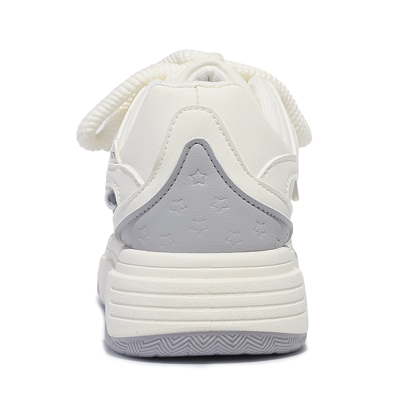 Кеды женские SNXR NBEB1005 белые с серебристыми вставками, 37 EU