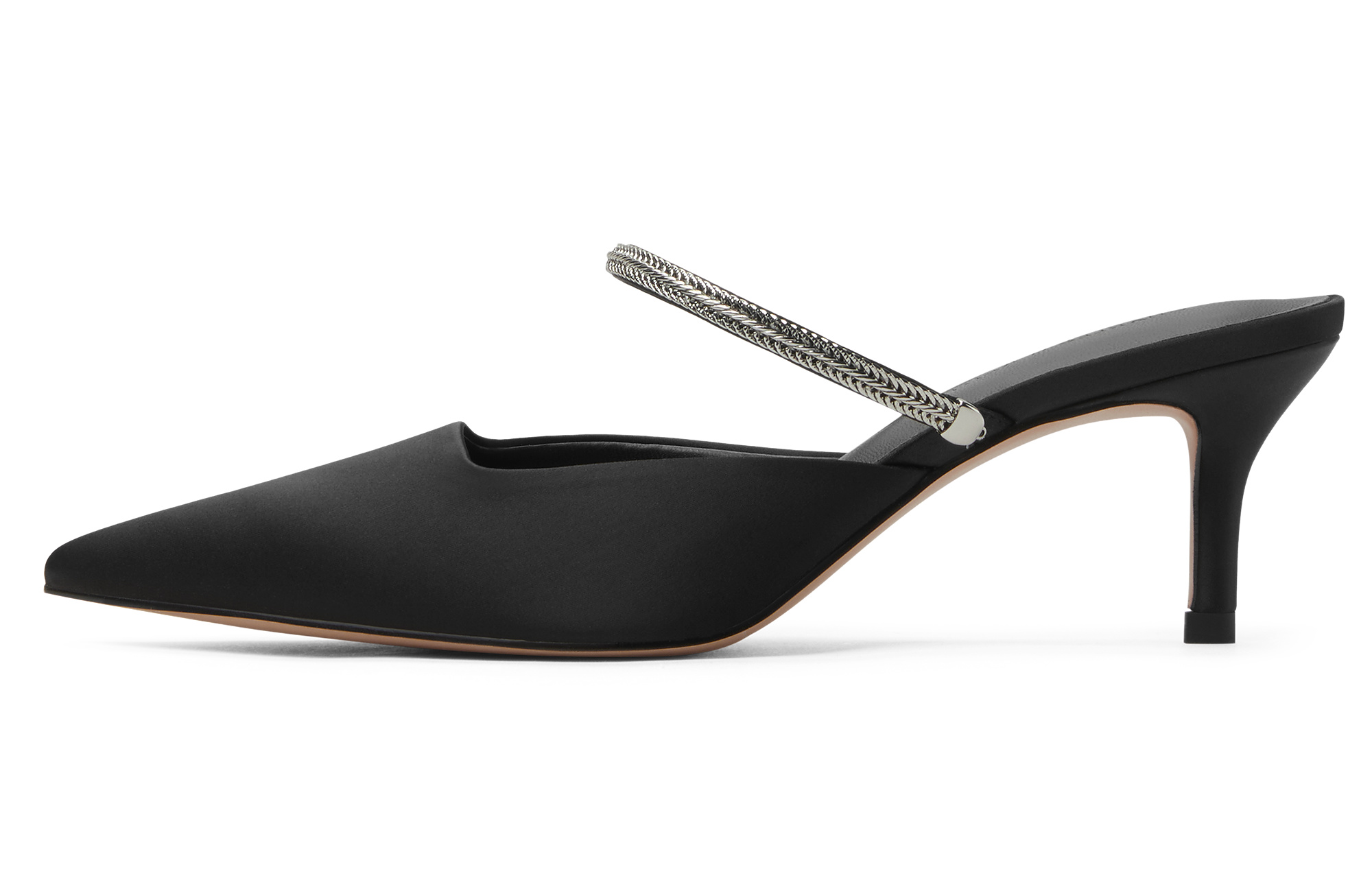 Туфли женские CHARLES&KEITH CK1-61720175 черные текстурированные, 35 EU