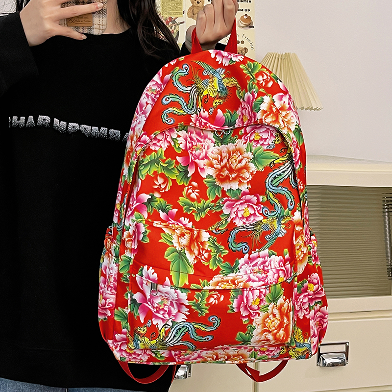 Рюкзак женский Deli Bear DLX-XCX-8626 красный