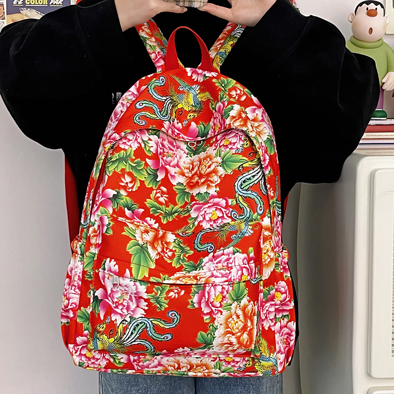 Рюкзак женский Deli Bear DLX-XCX-8626 красный