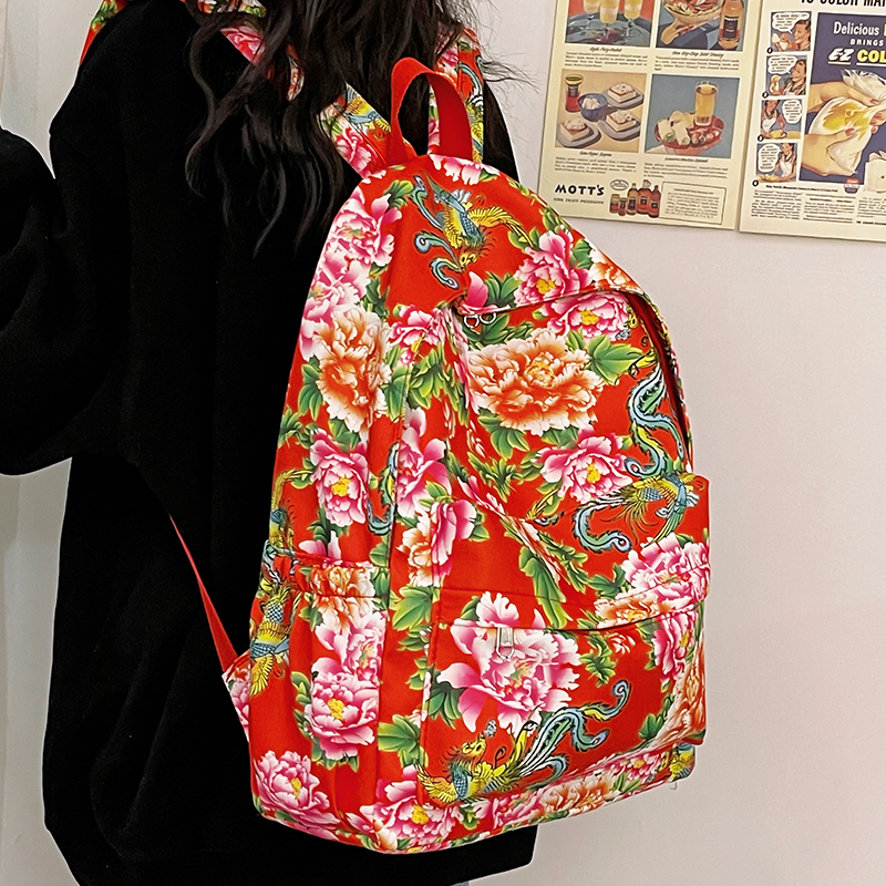 Рюкзак женский Deli Bear DLX-XCX-8626 красный