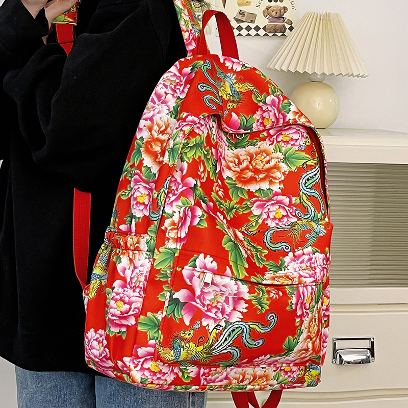 Рюкзак женский Deli Bear DLX-XCX-8626 красный