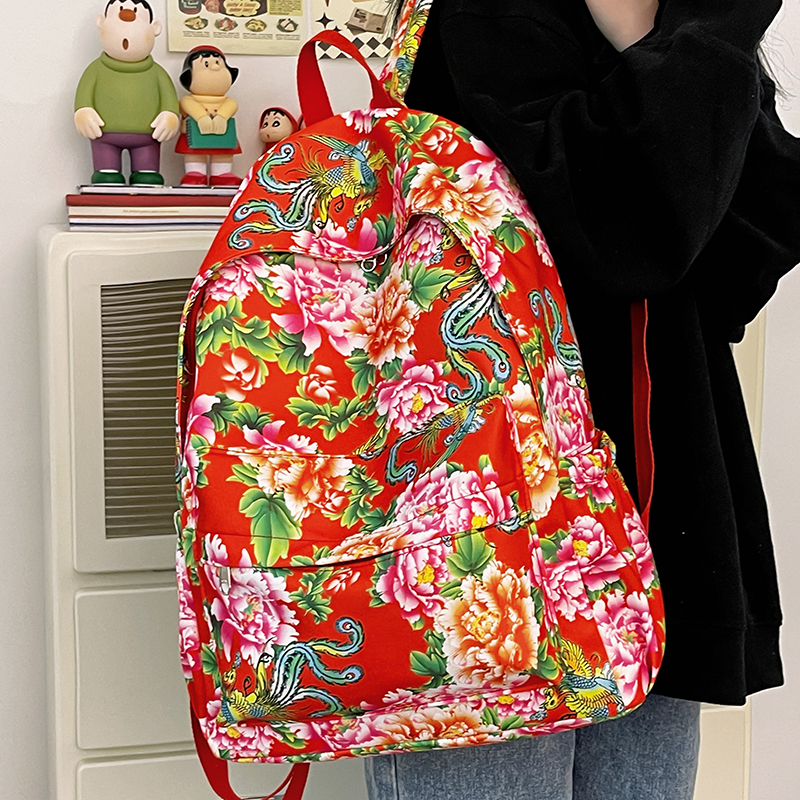 Рюкзак женский Deli Bear DLX-XCX-8626 красный