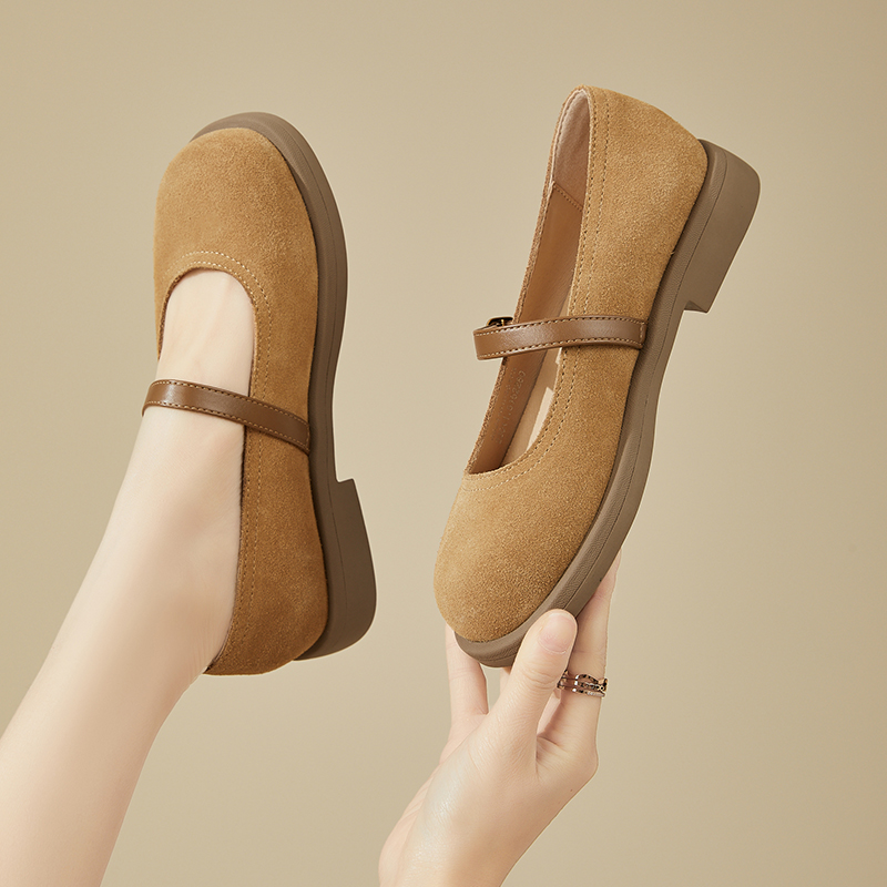 Туфли женские DAPHNE Mary Jane бежевые, 39 EU