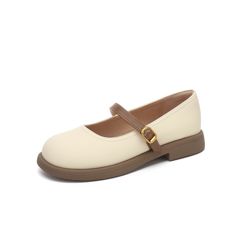 Туфли женские DAPHNE Mary Jane бежевые, 39 EU