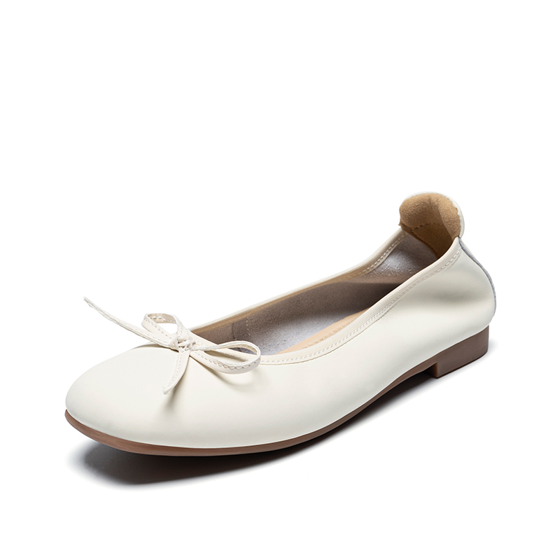 Балетки женские ZHR BK105 бежевые, 38 EU