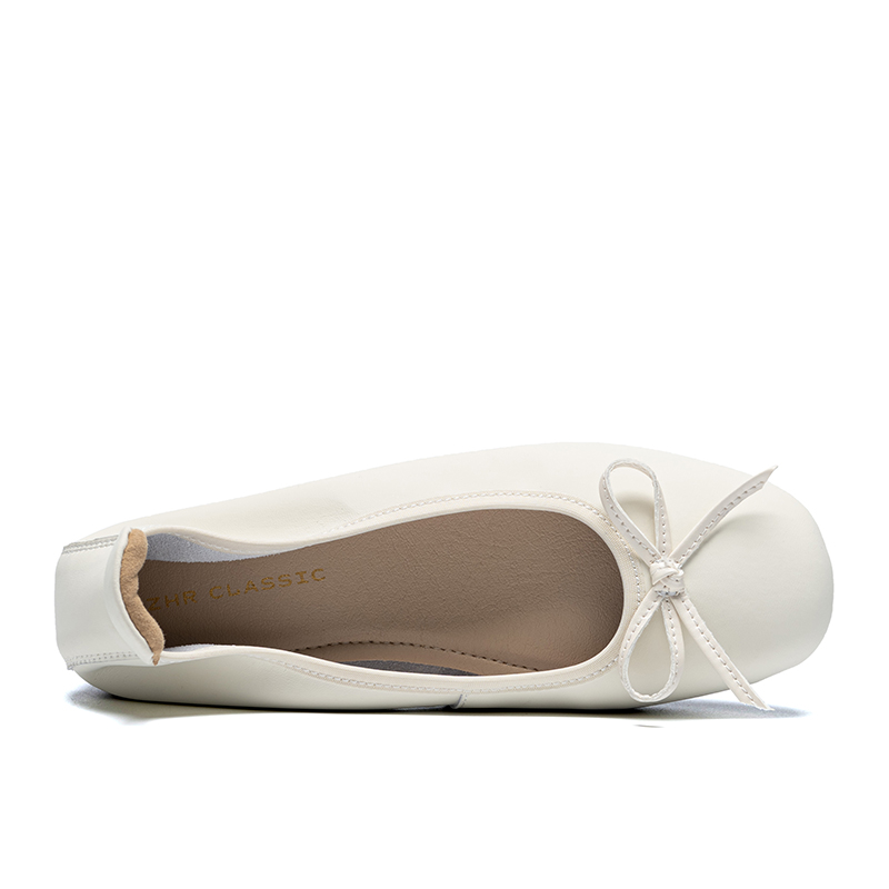 Балетки женские ZHR BK105 бежевые, 38 EU