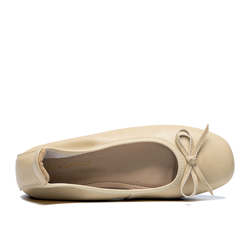 Балетки женские ZHR BK105 бежевые, 38 EU