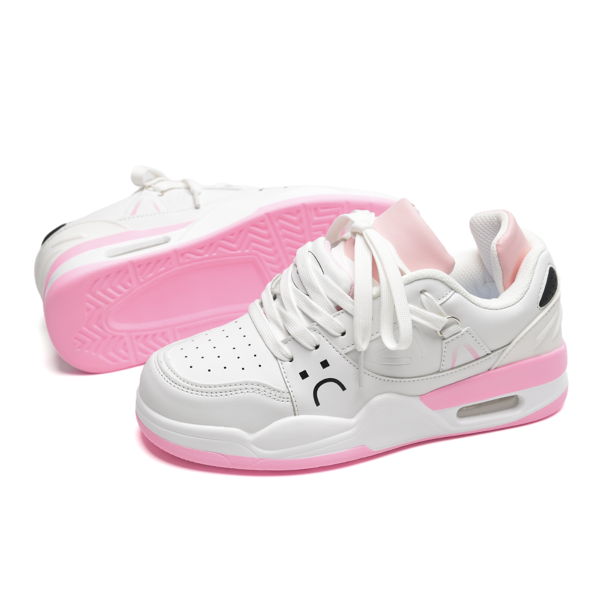 Кроссовки унисекс OAOQ белые, 40 EU