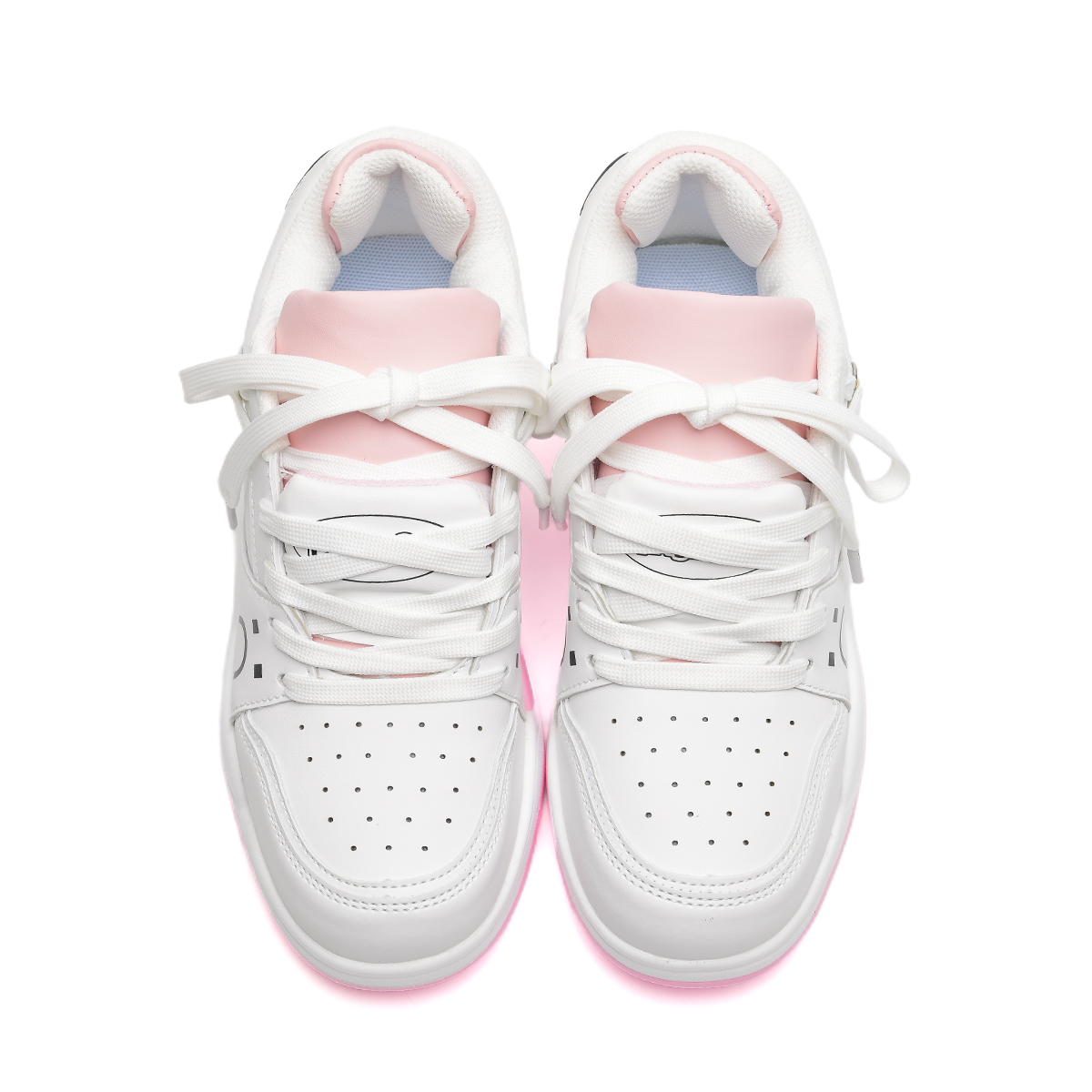 Кроссовки унисекс OAOQ белые, 40 EU