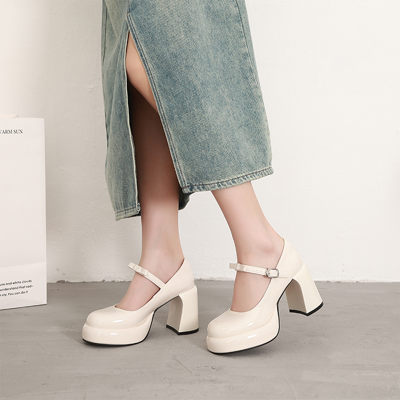 Туфли женские SHUXI BLMG-103 черные, 37 EU