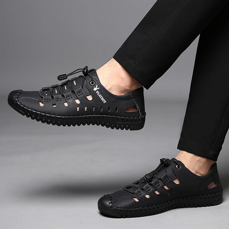 Сандалии мужские Playboy черные, 44 EU