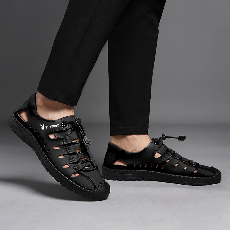 Сандалии мужские Playboy черные, 44 EU