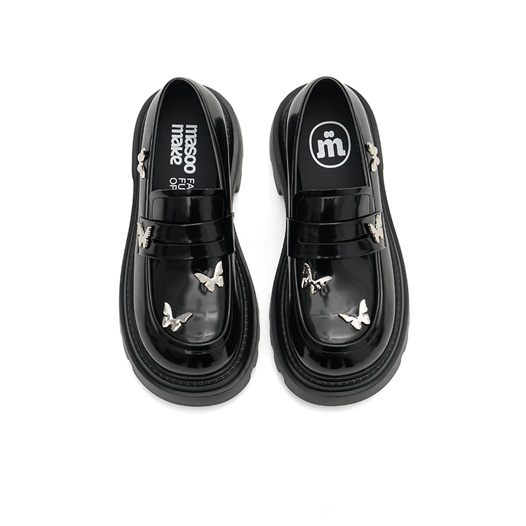 Лоферы женские MASOOMAKE MEA1XZ9971A, pearl white, 36 EU