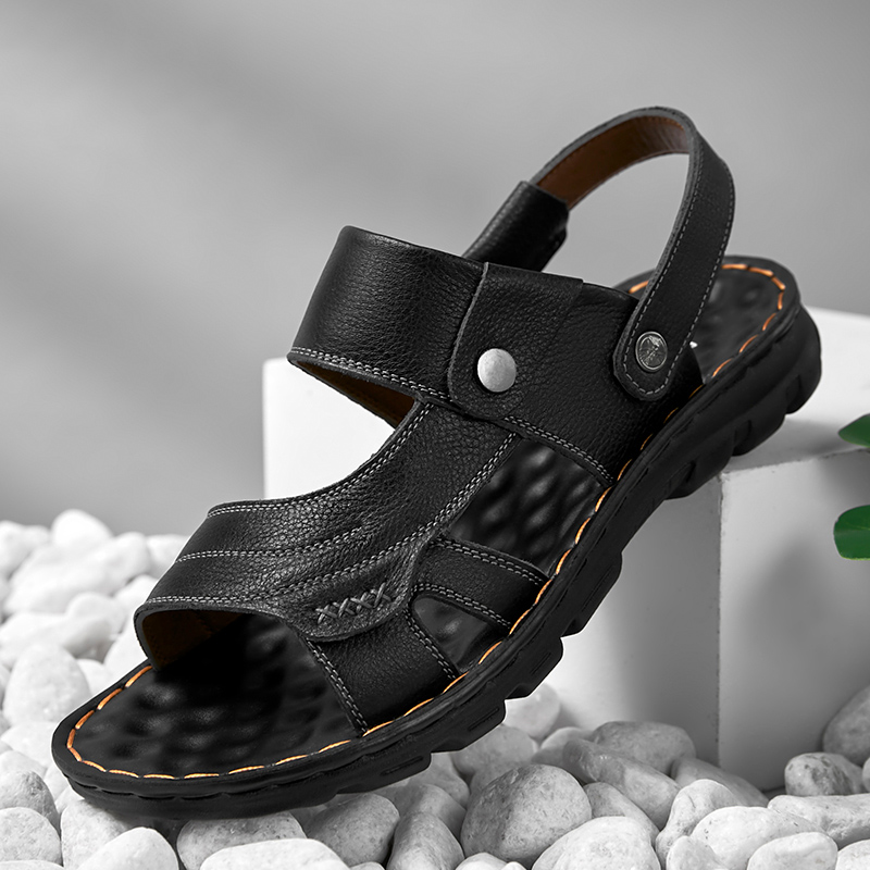 Сандалии мужские MEXICAN 119D10322V черно-коричневые, 40 EU