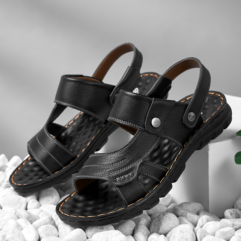 Сандалии мужские MEXICAN 119D10322V черно-коричневые, 40 EU