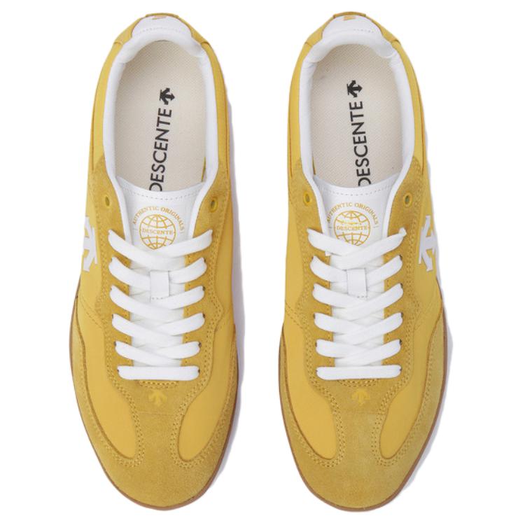 Кроссовки унисекс DESCENTE SP123LSN26-MYEL желтые, 39 EU