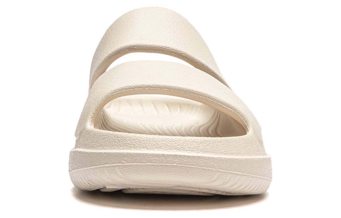 Шлепанцы унисекс LiNing Soft Clap бежевые, 43.5 EU