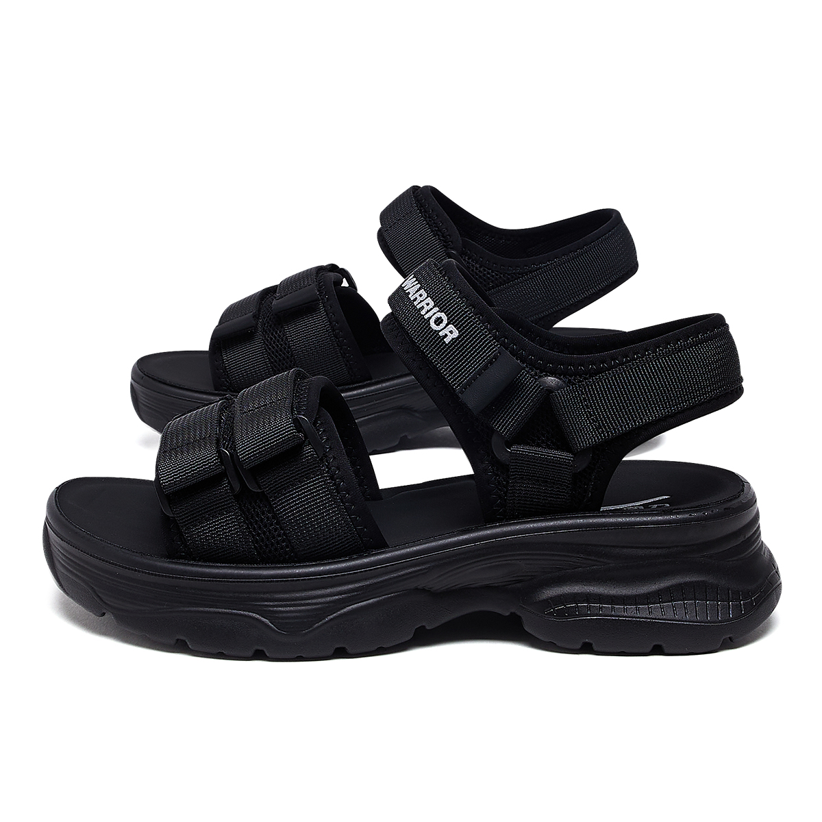 Сандалии женские WARRIOR WSL(WZ)-0994 черные, 36 EU
