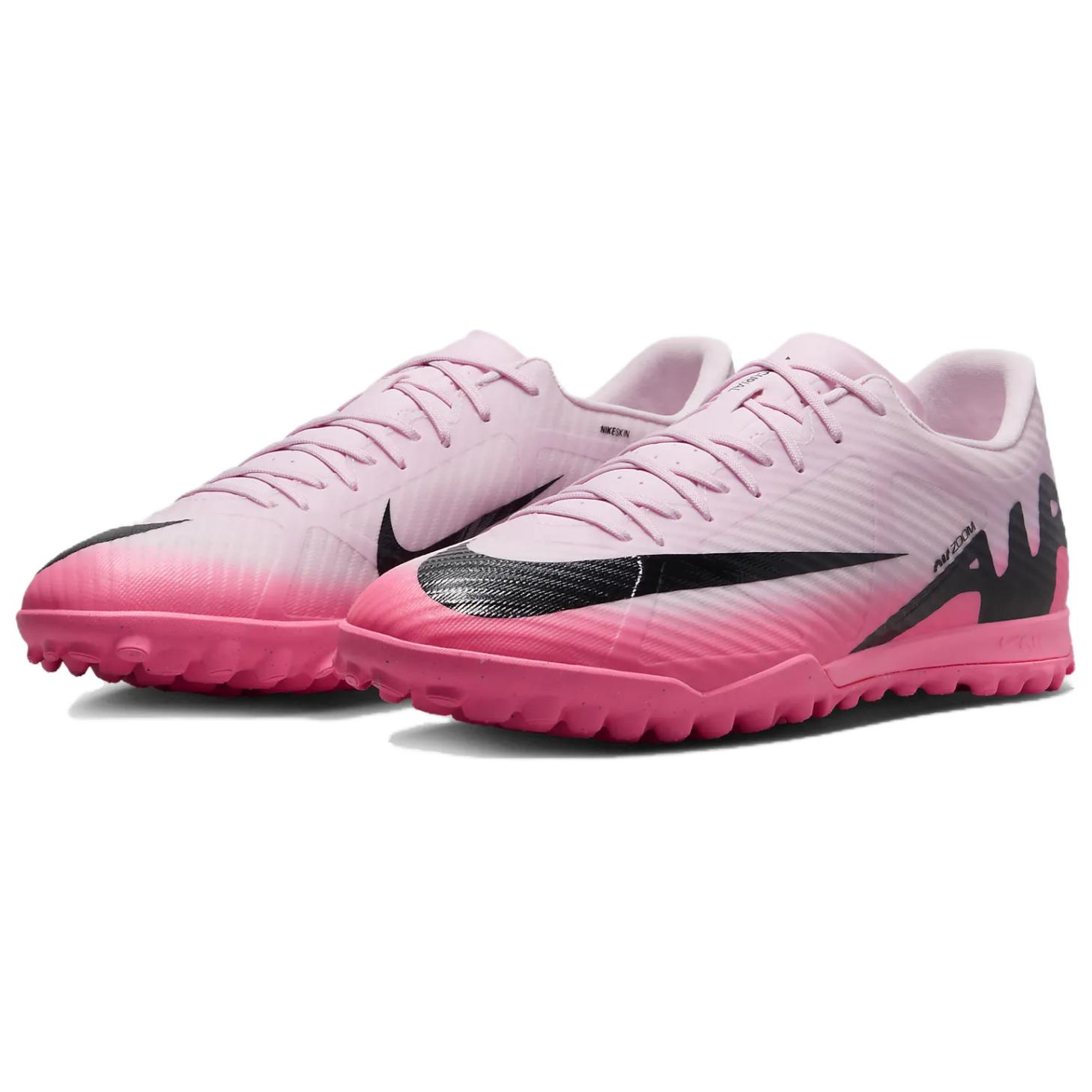 Бутсы мужские Nike Mercurial Vapor 15 Academy TF светло-розовые, 45 EU