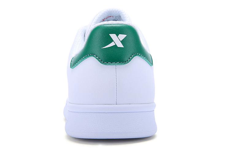 Кеды женские XTEP Balance белые и зелёные, 35 EU