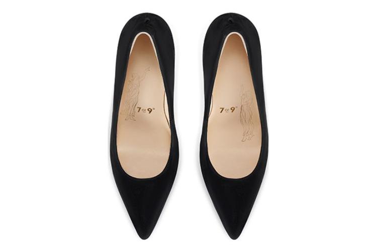 Туфли женские 7or9 черные трюфели, 33 EU