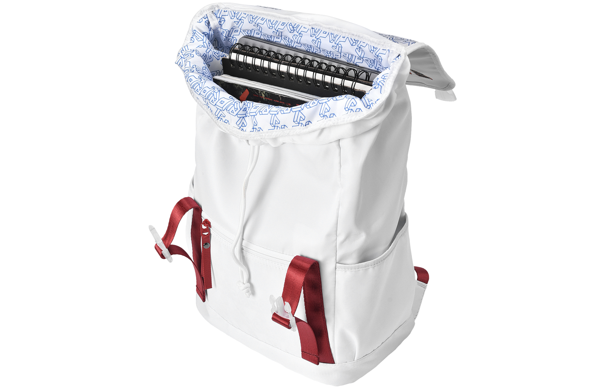 Рюкзак унисекс DRACONITE DRA1030 красный и белый, one size 2