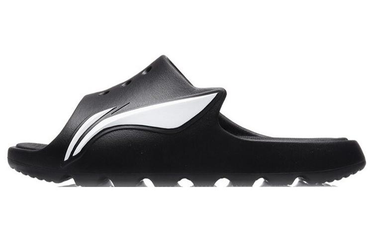 Шлепанцы мужские LiNing ABTR005-2 черно-белые, 41 EU