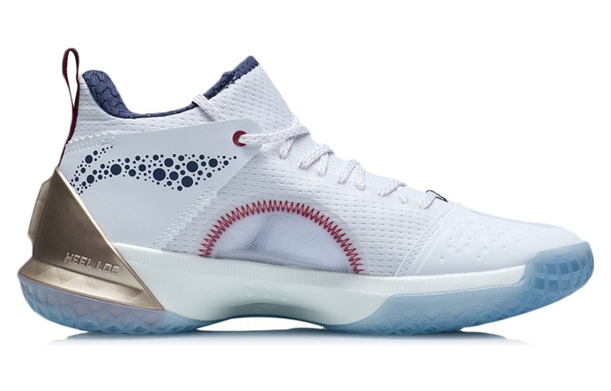 Кроссовки мужские LiNing All Day 6 V2 бело-синие, 41 EU