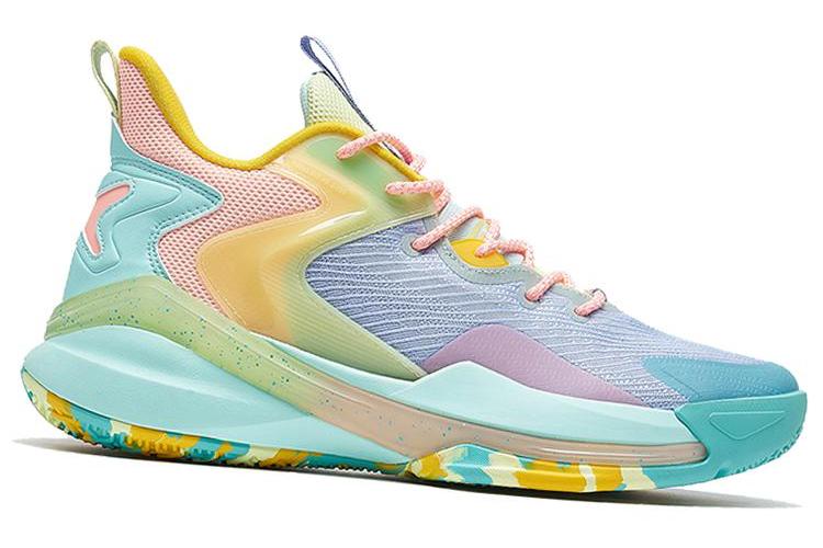 Кроссовки мужские XTEP Magic Feather пурпурные и желтые, 42 EU