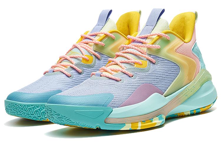 Кроссовки мужские XTEP Magic Feather пурпурные и желтые, 42 EU