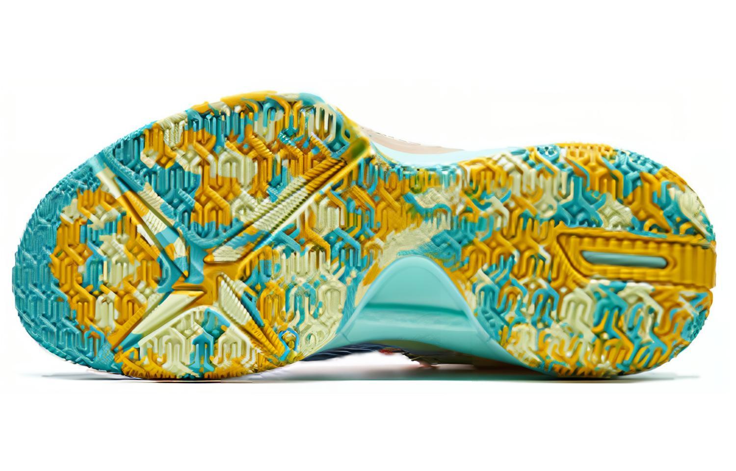 Кроссовки мужские XTEP Magic Feather пурпурные и желтые, 42 EU