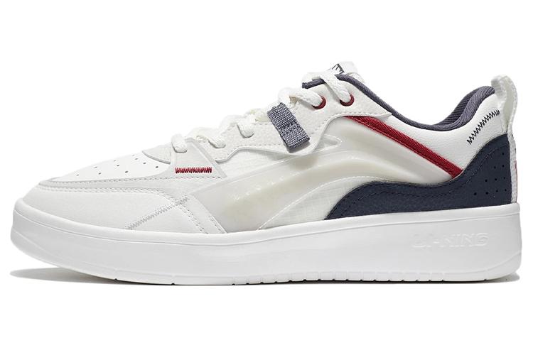 Кроссовки мужские LiNing AGCS085-1 серо-белые, 43.5 EU