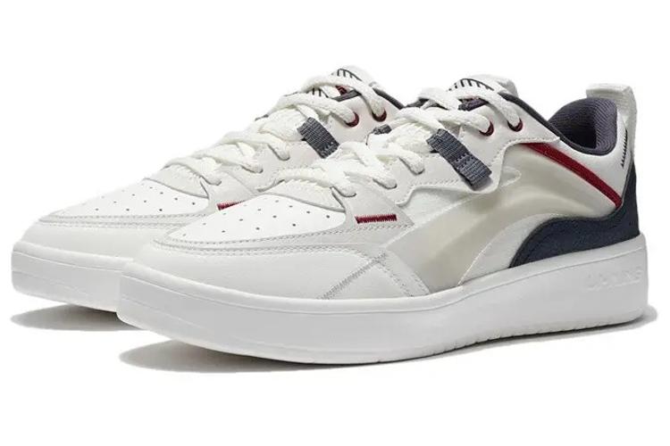 Кроссовки мужские LiNing AGCS085-1 серо-белые, 43.5 EU