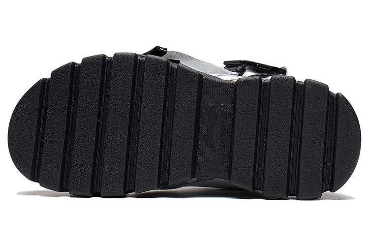 Сандалии женские LiNing AZGS016-3 белые/черные, 37.5 EU