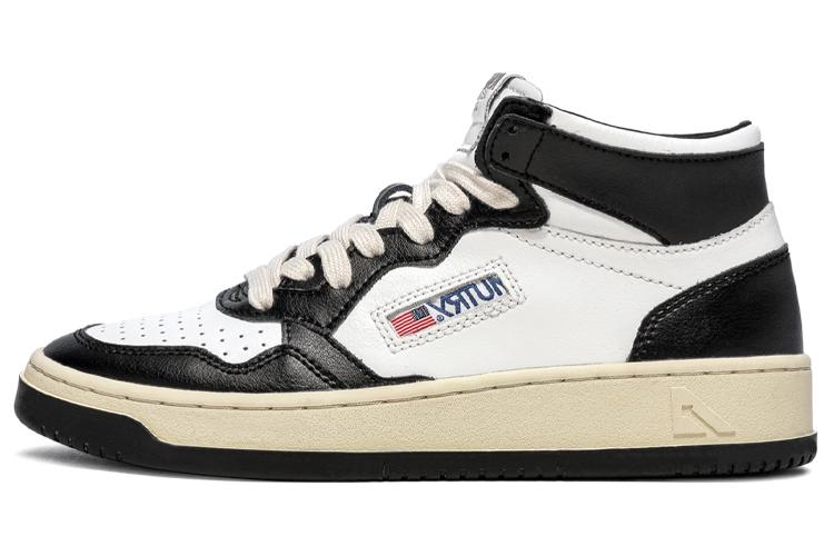 Кеды женские AUTRY Medalist Mid бело-черные