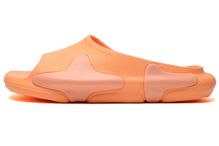 Шлепанцы унисекс EQLZ OASIS Quiet Slide персиково-оранжевые