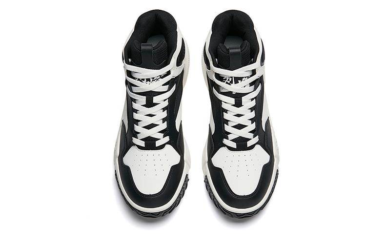 Спортивные кеды мужские ANTA Flame High Top черно-белые, 40 EU