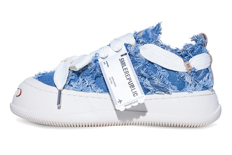 Кеды унисекс SMILEREPUBLIC SR20220101006 синие, 35 EU