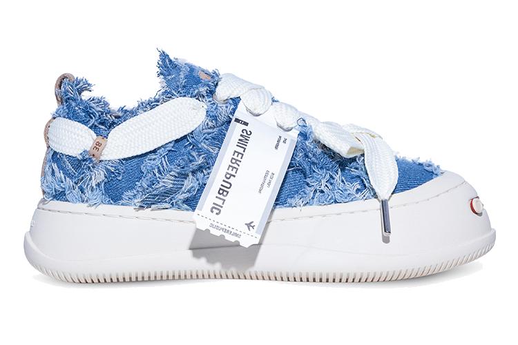 Кеды унисекс SMILEREPUBLIC SR20220101006 синие, 35 EU