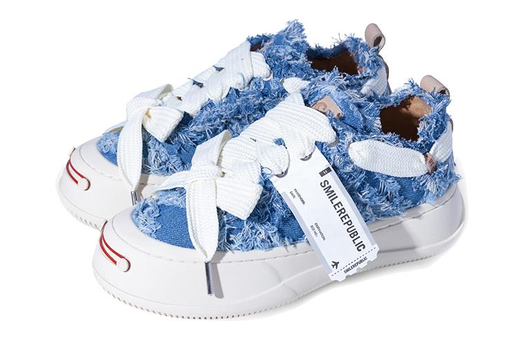 Кеды унисекс SMILEREPUBLIC SR20220101006 синие, 35 EU