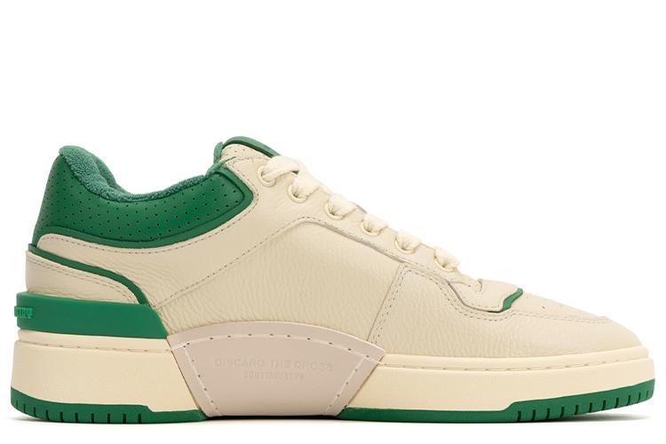 Кроссовки унисекс FOOT INDUSTRY AUA406-002 зелёный и белый, 45 EU